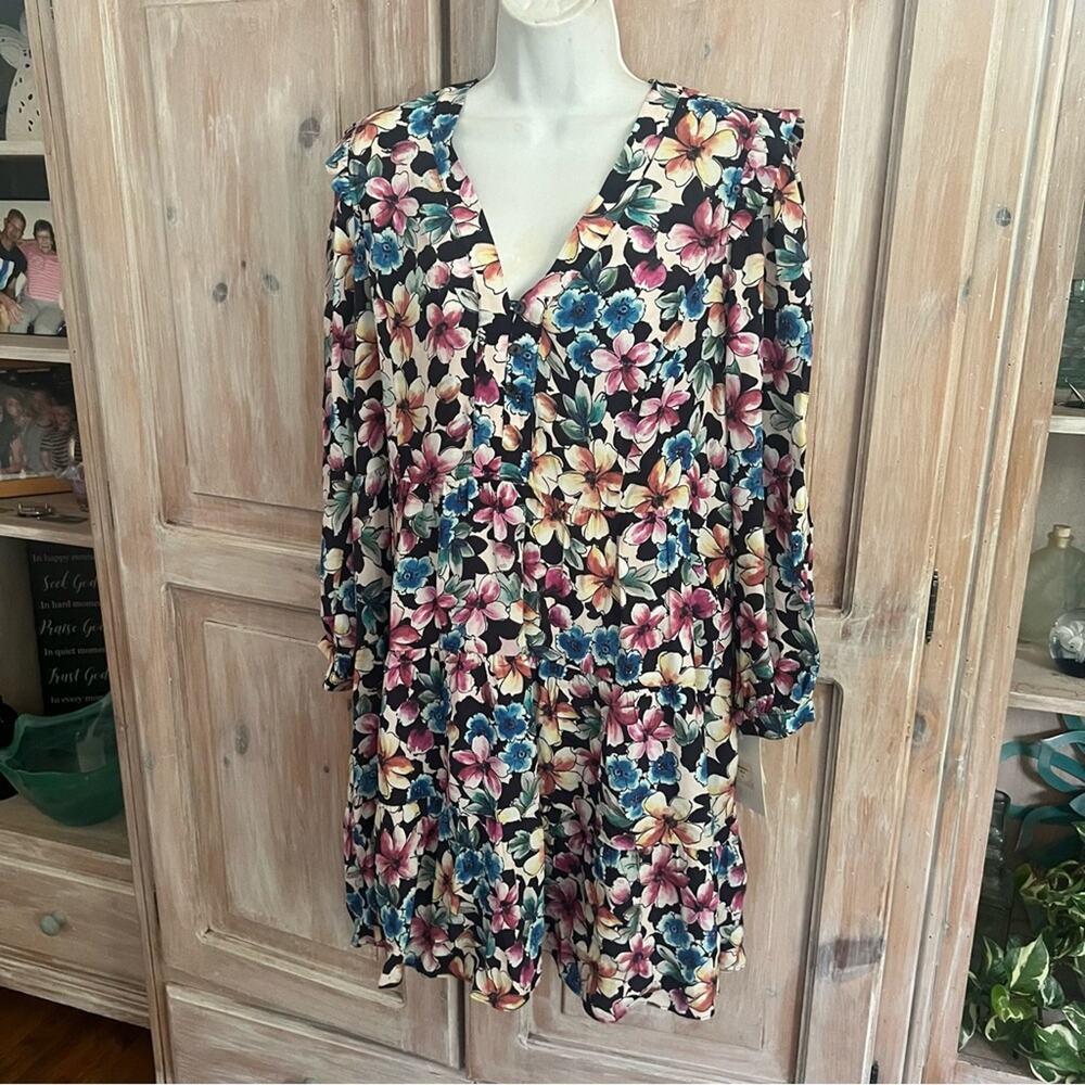 Hale Bob Floral Dress Women’s Large NEW - Picture 2 of 12